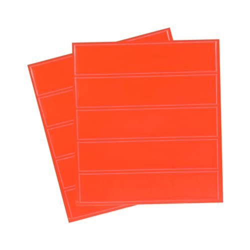 4.5 x 1 Inch Safety Reflective Stickers, 10Pcs Adhesive Night Warning — PATIKIL