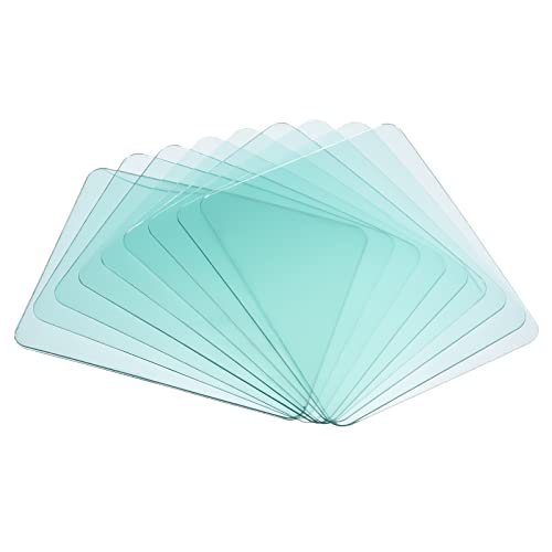 4.5 x 3.5 Inch Welding Protection Lens Round Angle Clear 10pcs — PATIKIL