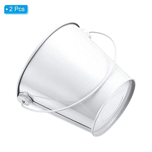 4.7" Colored Metal Buckets w/Handles view 4