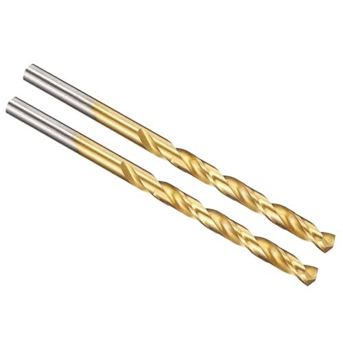 4.7mm Drill Bit M2 High-Speed Steel 135° TiN Coated 2Pcs — PATIKIL