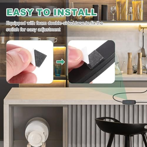 4.92ft LED Strip Dimmer Switch 2set DC 5V Button USB Inline Switch view 5