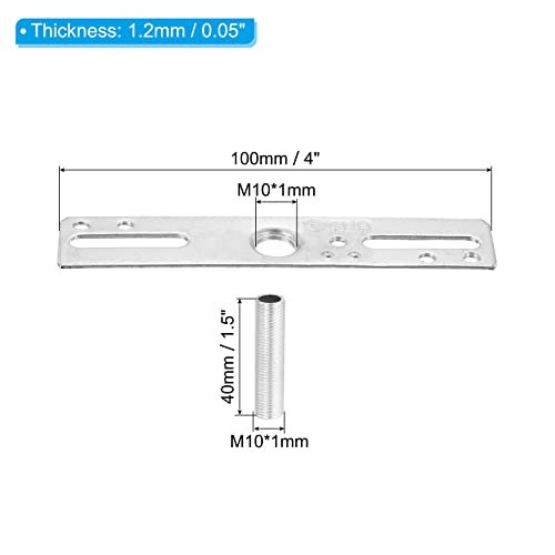 4" Ceiling Light Plate Kit, 3 Pack Light Crossbar Mounting Bracket view 2