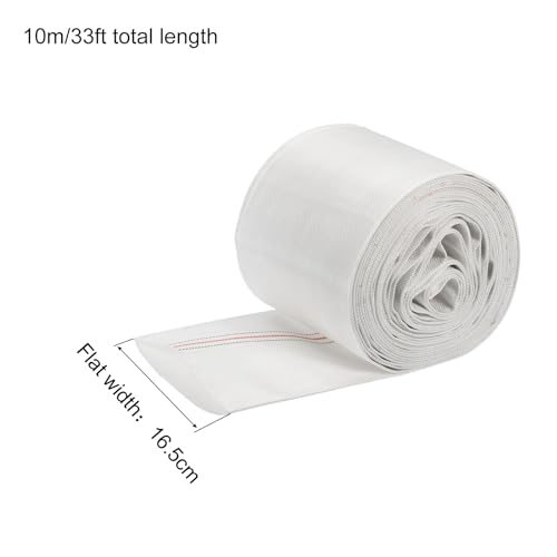 4" ID 33ft Lightweight Backwash Hose Lay Flat Reinforced Discharge PVC view 2