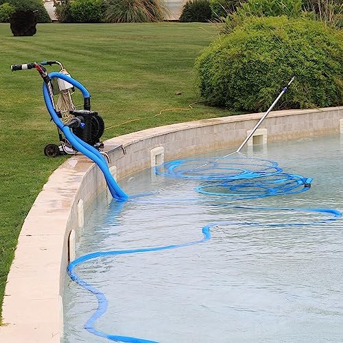 4" ID 33ft Lightweight Backwash Hose Lay Flat Reinforced Discharge PVC view 4