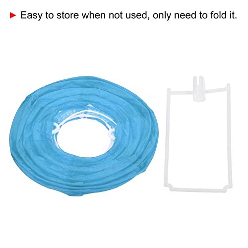 4 Inch Paper Lanterns, 6 Pack Round Folding Hanging Lamp Shade view 3