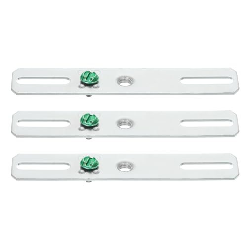 4" Light Crossbar Kit Mounting Bracket 1/4"-20 Tap Center Hole 3Set — PATIKIL