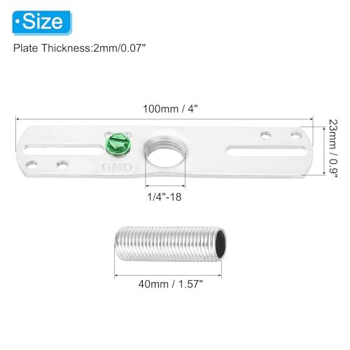 4" Light Crossbar Kit, Silver Tone view 2