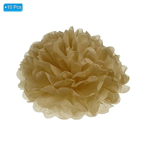 4" Tissue Pom Poms Flowers view 3