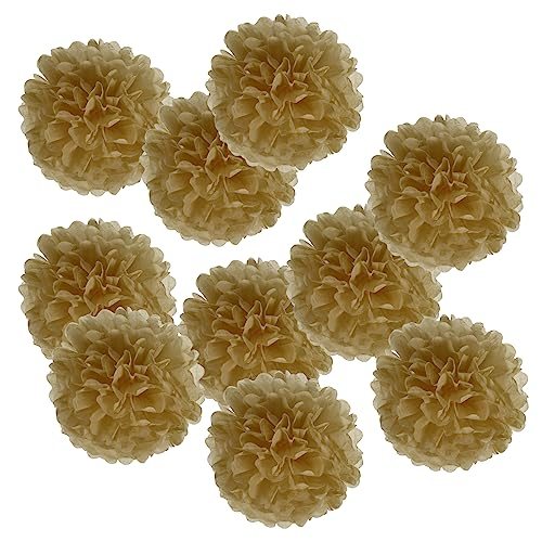 4" Tissue Pom Poms Flowers — PATIKIL