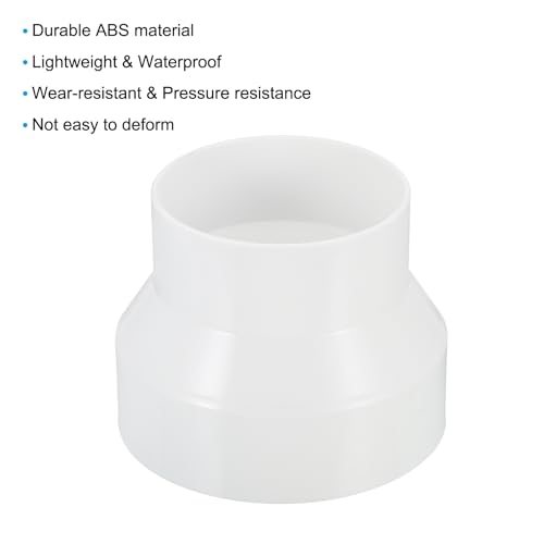 4" to 3" Duct Reducer, Duct Connector Ducting Inline Adapter Increaser view 4