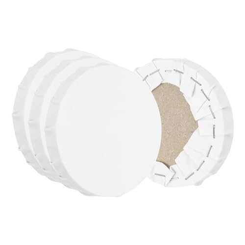 4" x 4" Round Canvas — PATIKIL
