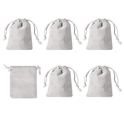 4"x3" Coin Sacks Bag Transit Canvas Money Bags Style 1 White 6Pcs — PATIKIL