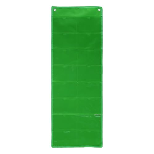 4"x6" Index Card Holder Sleeve 16 Card Slots Organizer Sleeve Green — PATIKIL