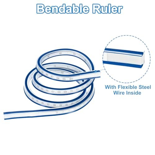 40 Inch 100cm Flexible Curve Ruler Can Be Bent view 4