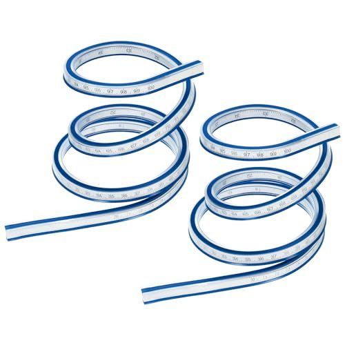 40 Inch 100cm Flexible Curve Ruler Can Be Bent — PATIKIL
