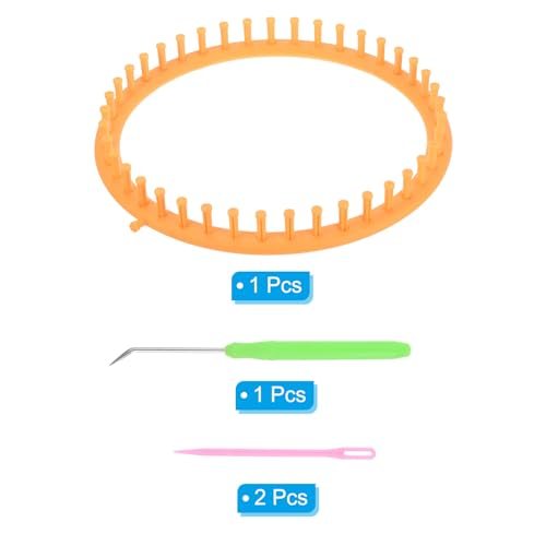 41 Hooks Round Knitting Loom Machines Kit, 29cm OD Darning Weave Tool view 3