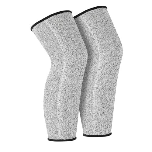 42cm Cut Resistant Leg Sleeves, 1 Pair HPPE Protective, Leg Protectors — PATIKIL