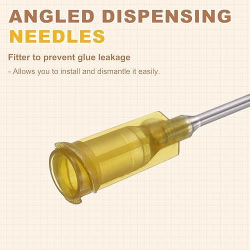 45° Curved Industrial Dispensing Needle Tips view 3