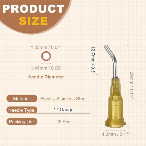 45° Curved Industrial Dispensing Needle Tips view 2