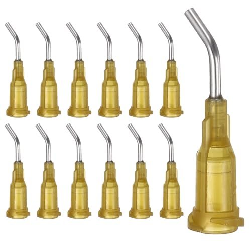 45° Curved Industrial Dispensing Needle Tips — PATIKIL