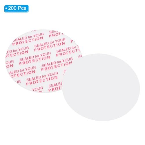 45mm/1.8" Foam Lid Liner PS Foam Resistant Tamper White Red, Pressure view 3
