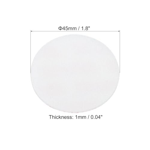 45mm/1.8" Foam Lid Liner PS Foam Resistant Tamper White Red, Pressure view 2