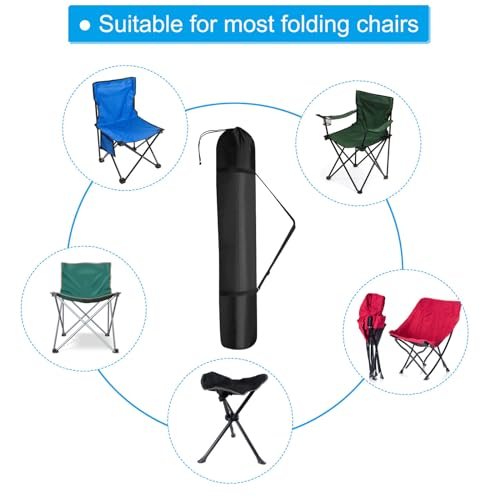 46 Inch Camp Chair Replacement Bag, 2 Pack 210D Oxford Folding Chair view 4