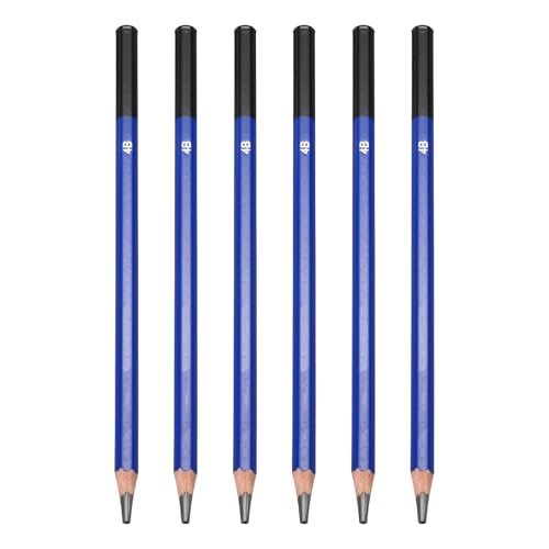 4B Drawing Pencils, 6PCS Sketch Pencils — PATIKIL