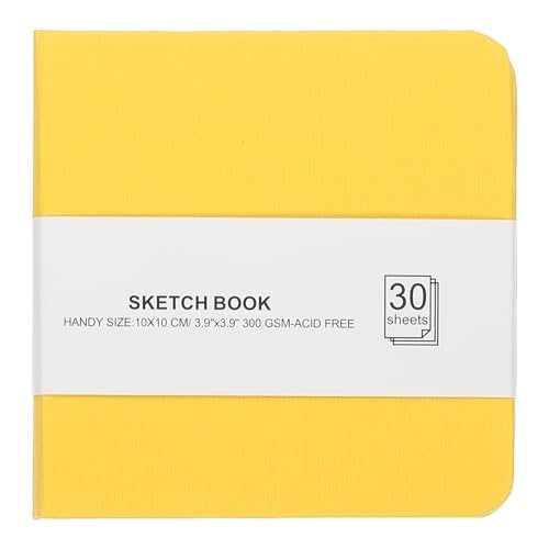 4x4 Watercolor Paper Sketchbook, 30 Sheet 300GSM/203lb Acid Free — PATIKIL