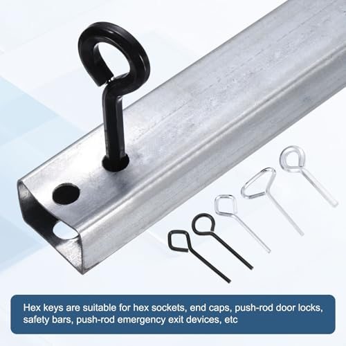 5/32" Hex Key Hex Dogging Key Round Standard Hexagon Wrench 8Pcs, Door view 5