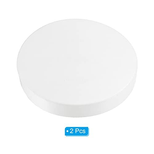 5.5"/140mm ID PVC Pipe End Cap Fitting, 2 Pack Furniture Grade Plug view 3
