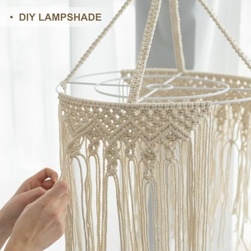 5.5 Inch Lamp Shade Ring, 3 Set Lamp Shade Frame view 5