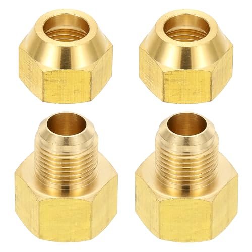5/8" Female Flare x 1/2" Male Flare Connectors 2Pcs — PATIKIL