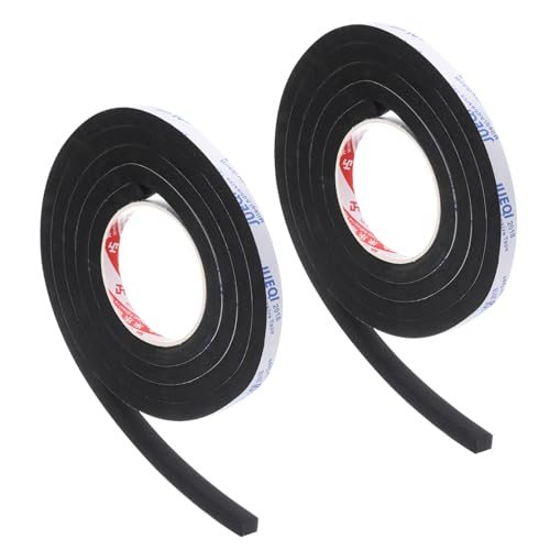5/8" W x 3/8" T x 6.6Ft Insulation Foam Tape, 2 Rolls Self-Adhesive EVA — PATIKIL