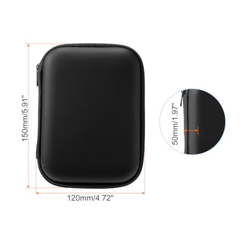5.91x4.72 Electronic Organizer Case, 1Pcs EVA Hard Waterproof Rectangle view 2