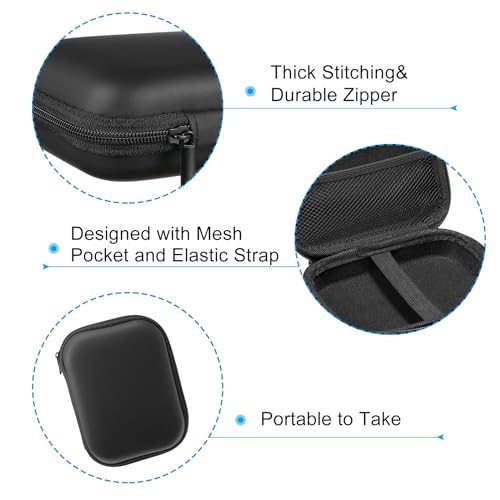 5.91x4.72 Electronic Organizer Case, 1Pcs EVA Hard Waterproof Rectangle view 4