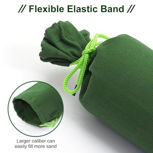 5' x 6" Sand Bag for Flooding, 6 Pack Long Canvas Sandbags Thickened view 4