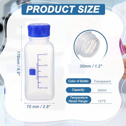 500ml Media Storage Bottles view 2
