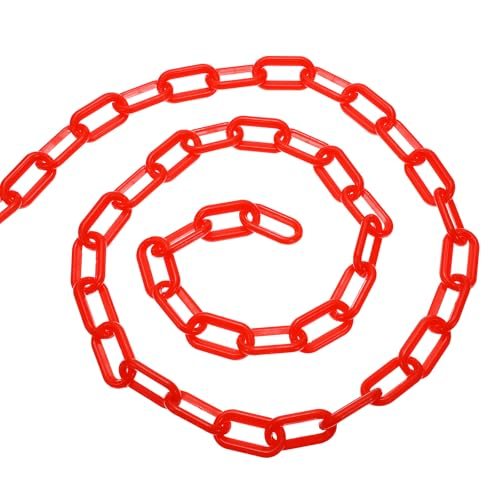 50Ft Plastic Chain Safety Barrier, Safety Chain Links Crowd Control view 3