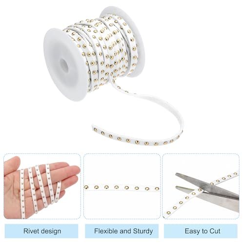 50ft Studded Faux Suede Cord Rope view 3