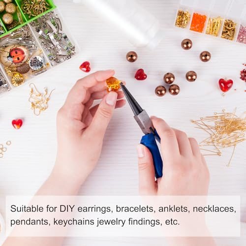 50mm Open Eye Pins, 150Pcs 23 Gauge Metal Head Pins, Silver Tone view 4