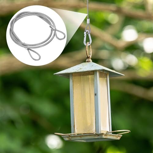 51" Safety Cable Lock Security Wire Ropes 0.26" Dia Clear, 304 Stainless view 4