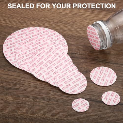 51mm/2" Foam Lid Liner PS Foam Resistant Tamper White Red view 4