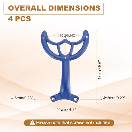 52" Ceiling Fan Blades Arms Replacement Dark Blue view 2