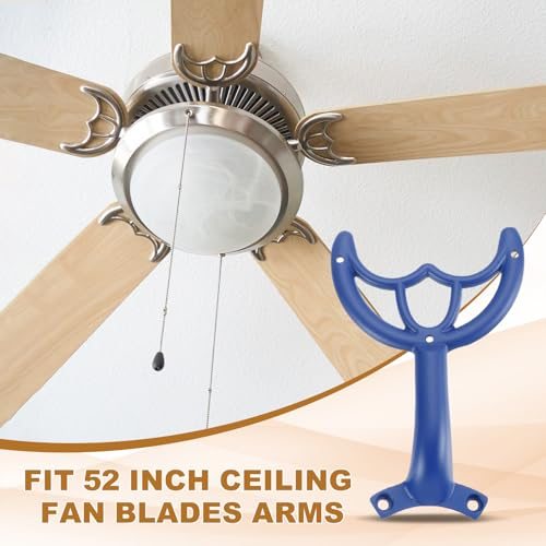 52" Ceiling Fan Blades Arms Replacement Dark Blue view 4