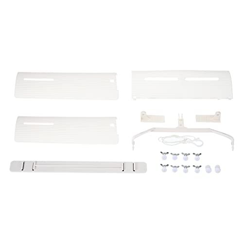 540x700mm Adjustable Air Conditioner Deflector Plastic White view 5