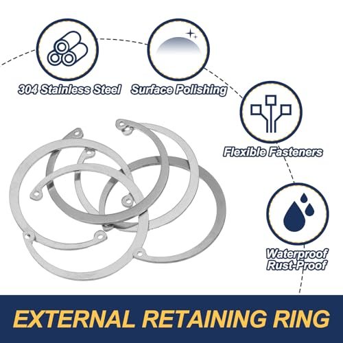 58mm ID Internal Retaining Rings view 3