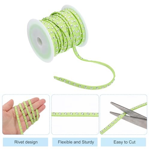 5mm Micro Fibre Flat Leather Lace Beading String Ribbon view 3