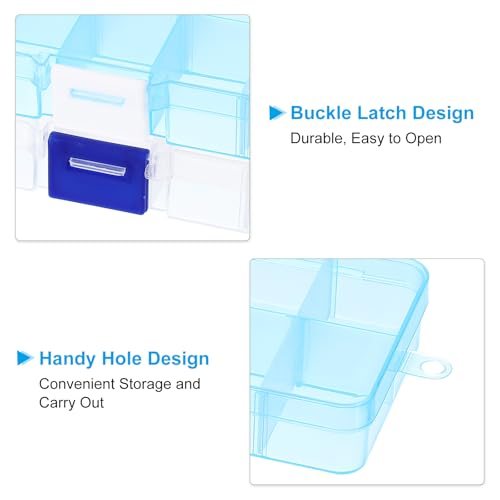 5x2.4x1 Nail Charm Organizer, 1 Pcs Craft Organizers and Storage Box view 4