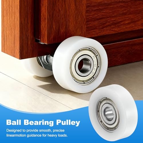 5x22x7mm Ball Bearing Guide Pulley Roller 10PCS Nylon Round Wheel view 5
